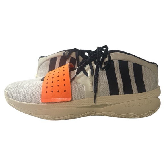 Adidas Mens Size 19 Dame 8 EXTPLY Red Orange Basketball Sneakers Shoes - Picture 2 of 7